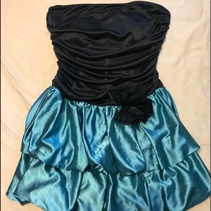Strapless Homecoming Dress